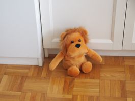 Peluche Lion toute douce et chauffante!