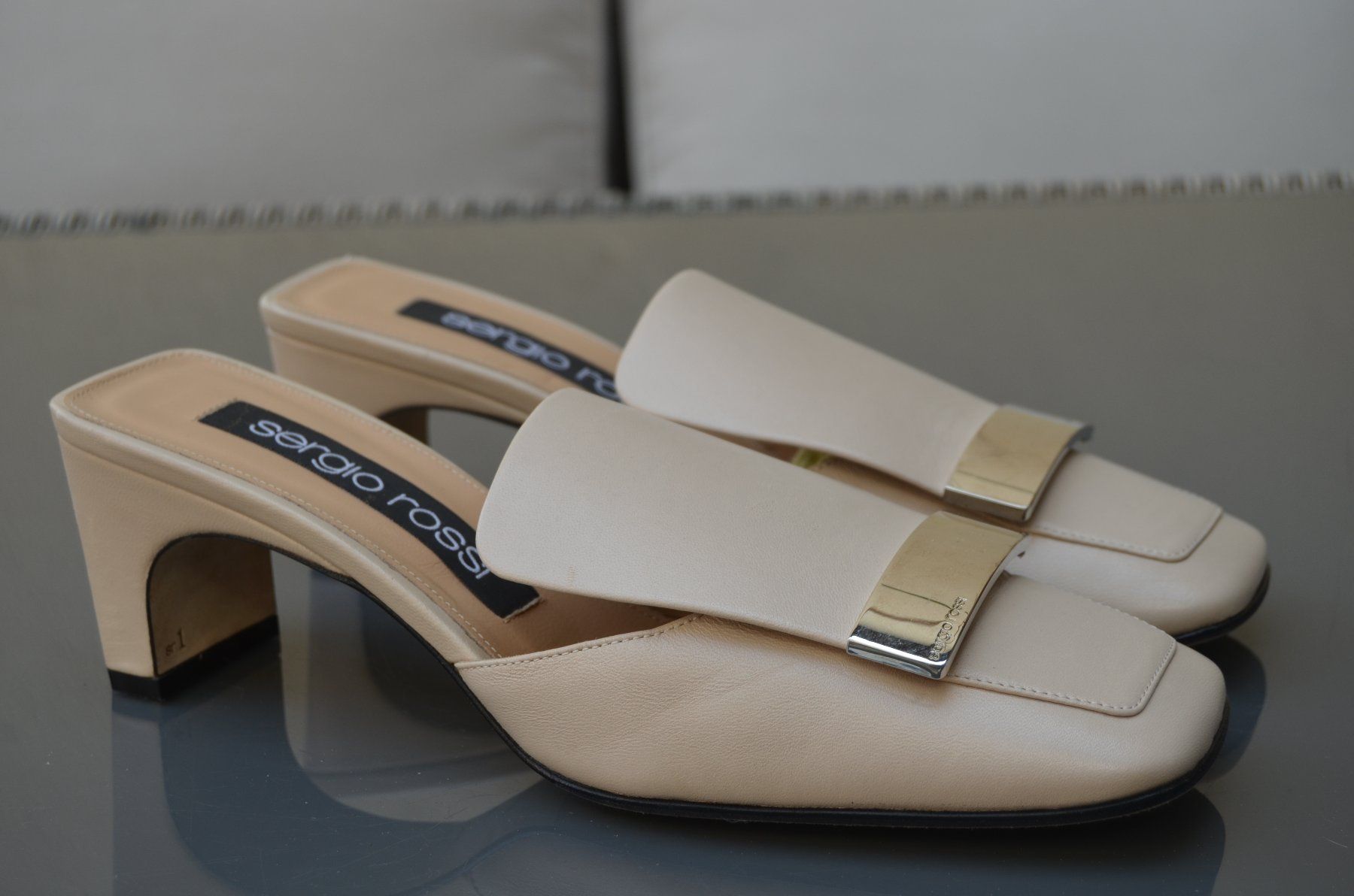 Sergio Rossi Scarpe da donna: Sergio Rossi Mule Sandalen / sandales .39 – Usato da Collonges venduto da arashee 2