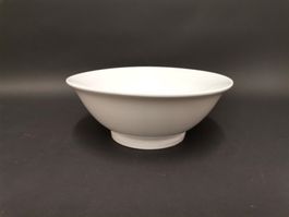 PORZELLANSCHÜSSEL mit Stellring weiss ca. 28 cm