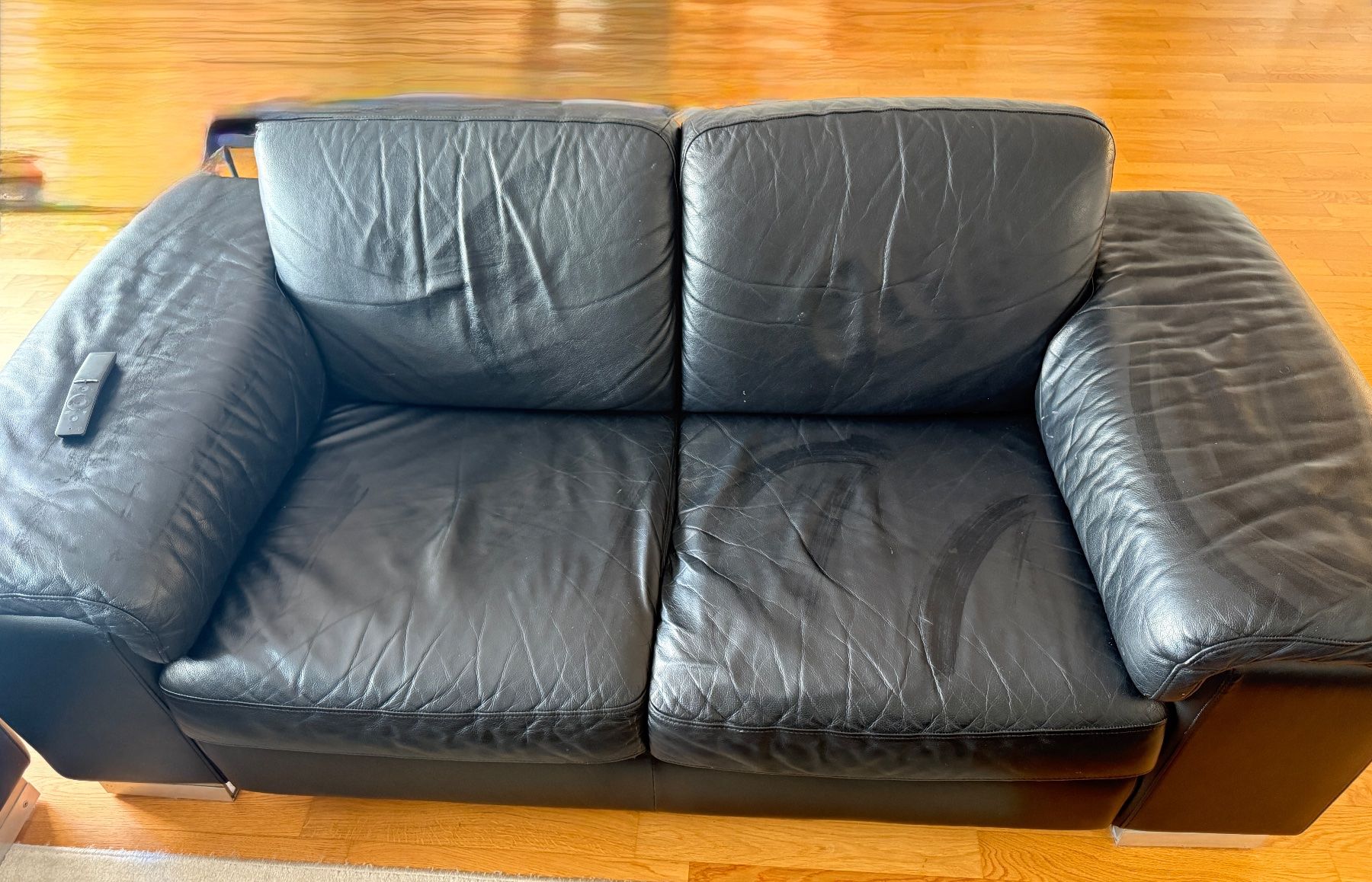 Divani: Schwarze Ledersofa – Usato da Winterthur venduto da xhe_k2zy 3
