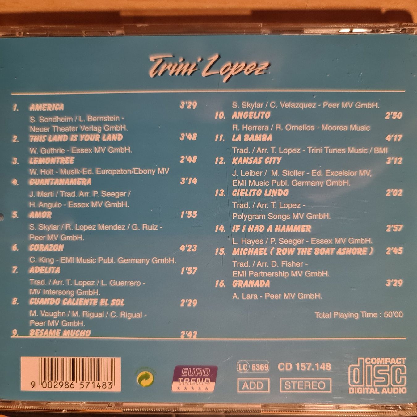 CDs: Trini Lopez – Gebraucht aus Dintikon von Vexi 1