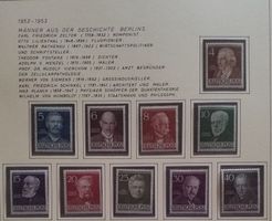 1952 Berlin, Nr. 91-100, Männer postfrisch Kt. 130.-