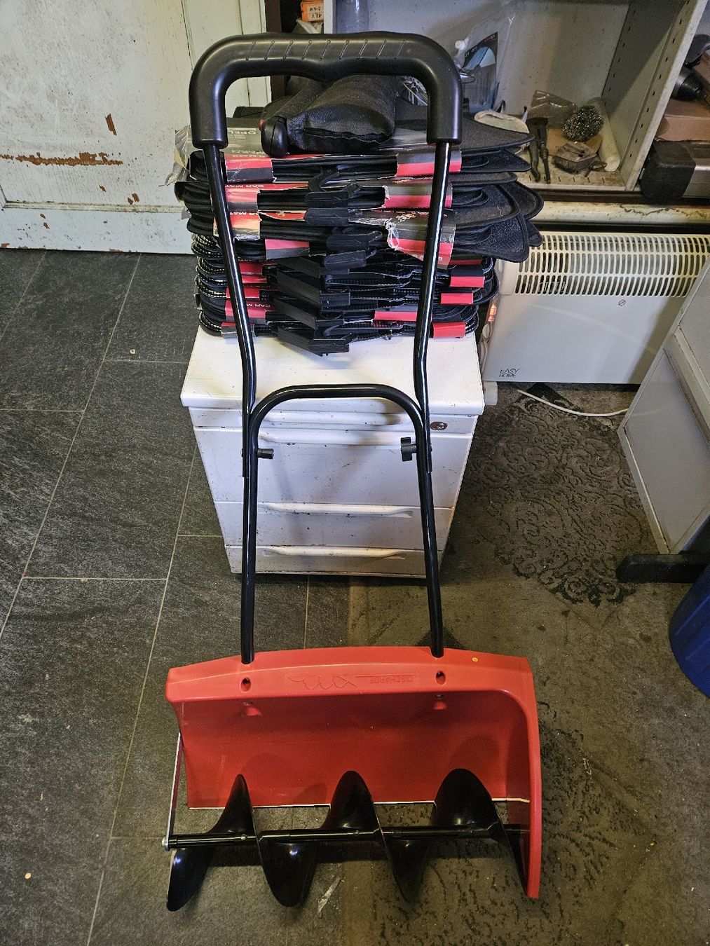 Tutte le macchine: Schneeschieber Schneeräumer Schneefräse Kunststoff rot – Nuovo (secondo la descrizione) da Oberburg venduto da znas