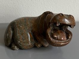 Antike Hippo Steinskulptur