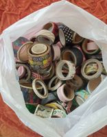 Basteltape Rollen Konvolut, verschiedene Muster, Washi Tape