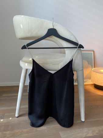 Wie neu schwarzes Polyester Top H&M