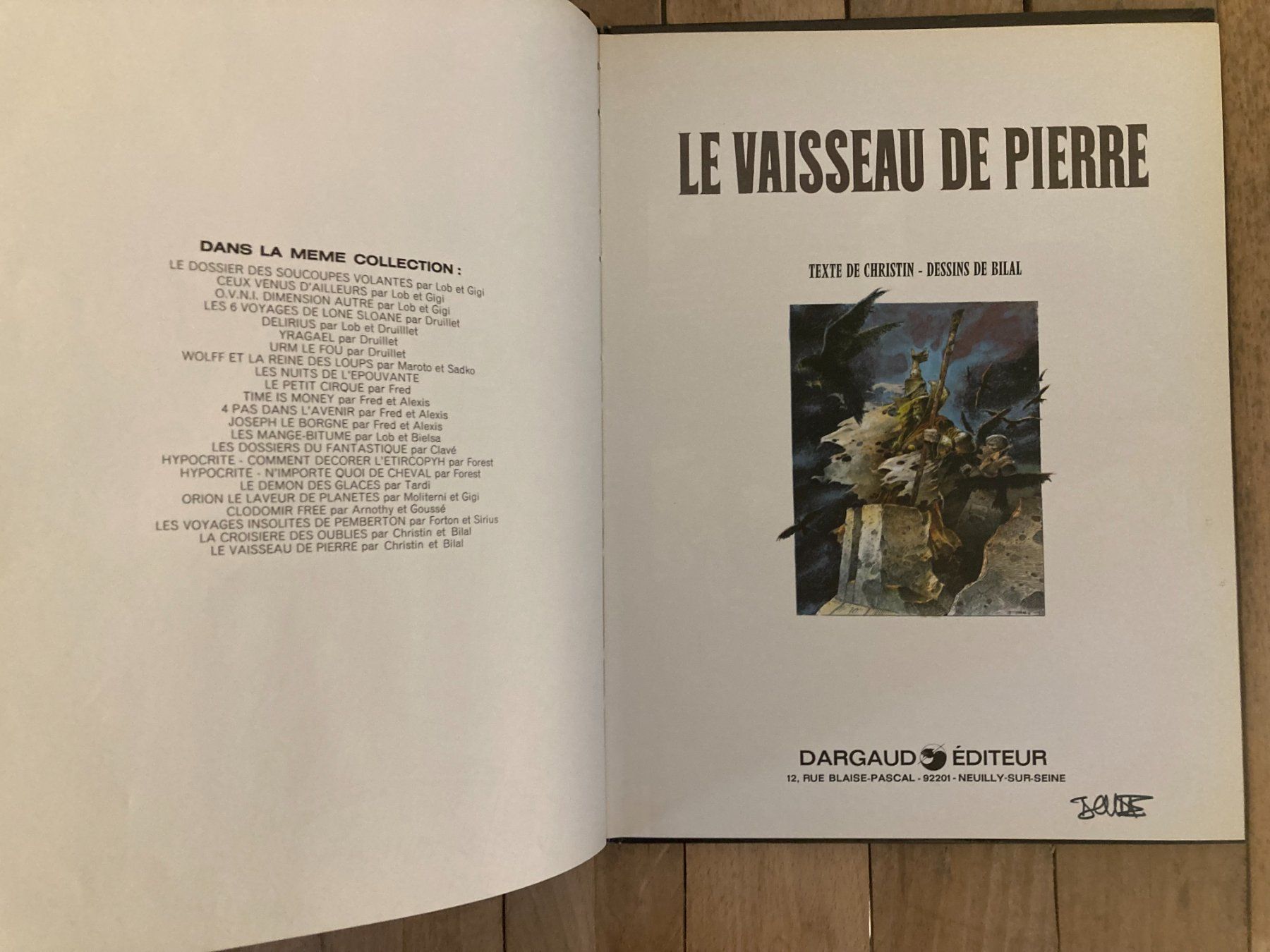 Comics: BILAL-Le vaisseau de pierre-EO 1976 – Gebraucht aus vaumarcus von Nicolasorel 7