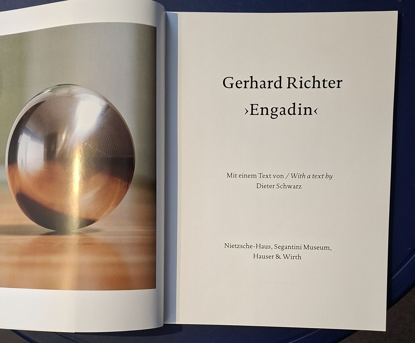 Libri: Gerhard Richter Engadin Buch mit Text Dieter Schwarz – Nuovo (secondo la descrizione) da Niederglatt ZH venduto da Siegfried67 2