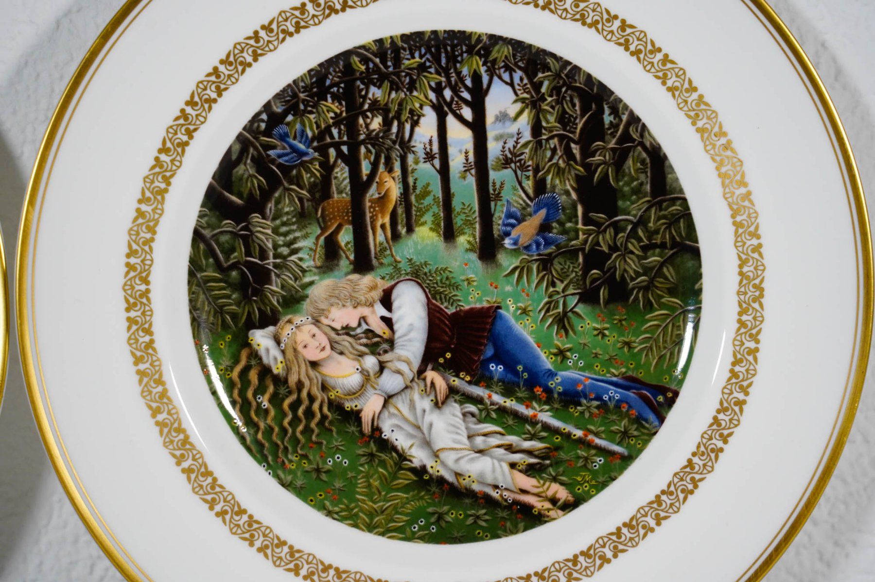Royal Worcester Teller: 2x Royal Worcester Wandteller König Artus – Gebraucht aus Dietikon von zajactb