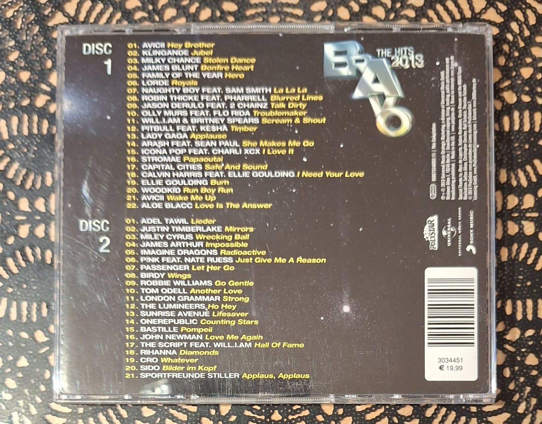 CD: Bravo Hits - The Hits 2013, 2CD Hit Compilation Sampler 2013 – Usato da Amriswil venduto da Celini3 1