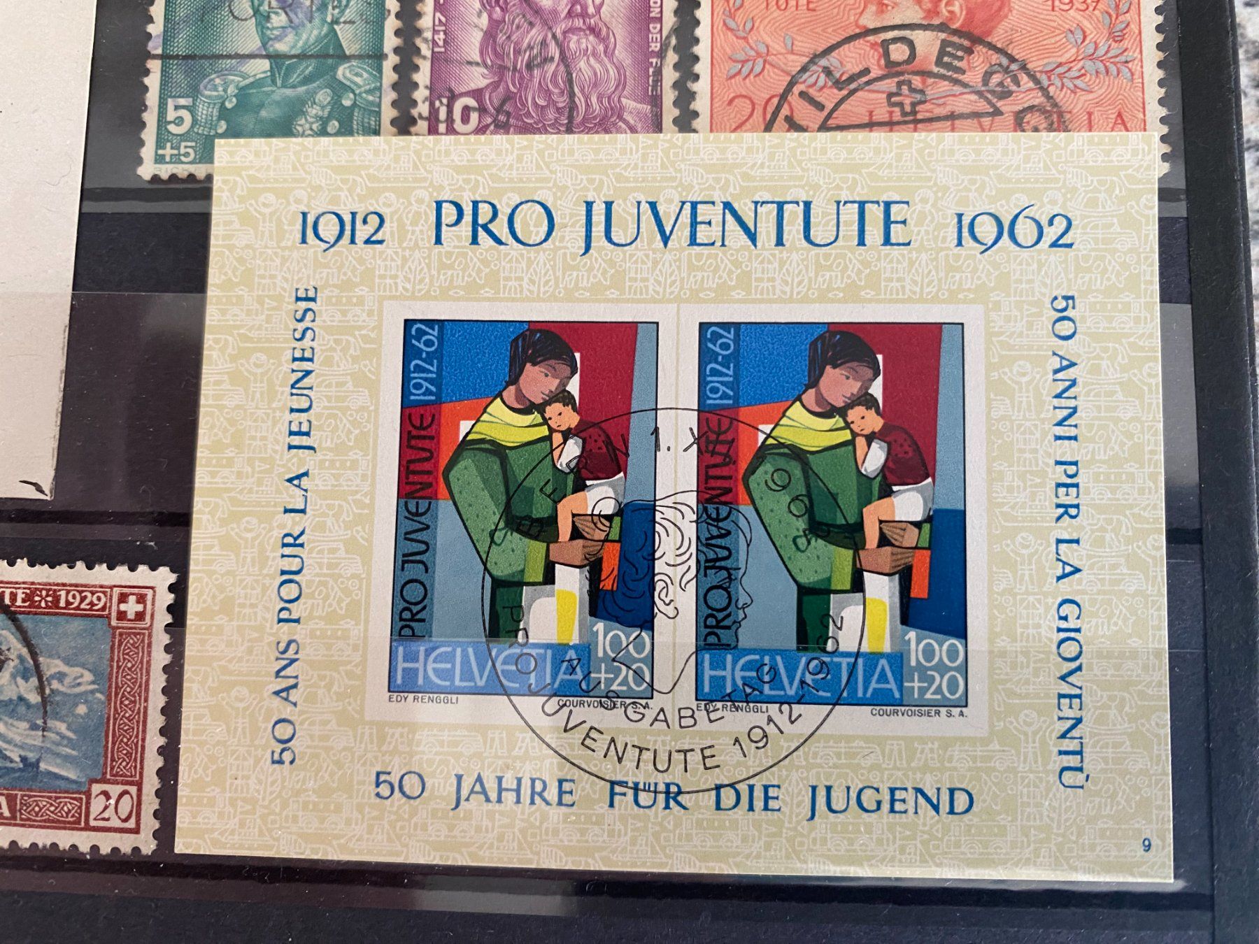 Alle Briefmarken: Briefmarken Sammlung Pro Juventute Schweiz – Gebraucht aus matten b. interlaken von jfran17 6