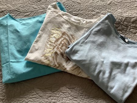 Sommerliches Kleiderpaket: 3 Oberteile, Gr. M, L