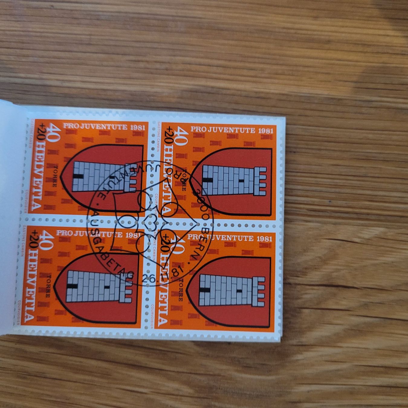 Alle Briefmarken: Markenheftchen Carnet De Timbre Pro Juventute 1981 – Gebraucht aus Biel/Bienne von Destockweb 4