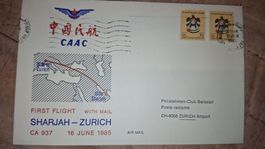 Swissair Sharjah - Zürich 16.06.1985
