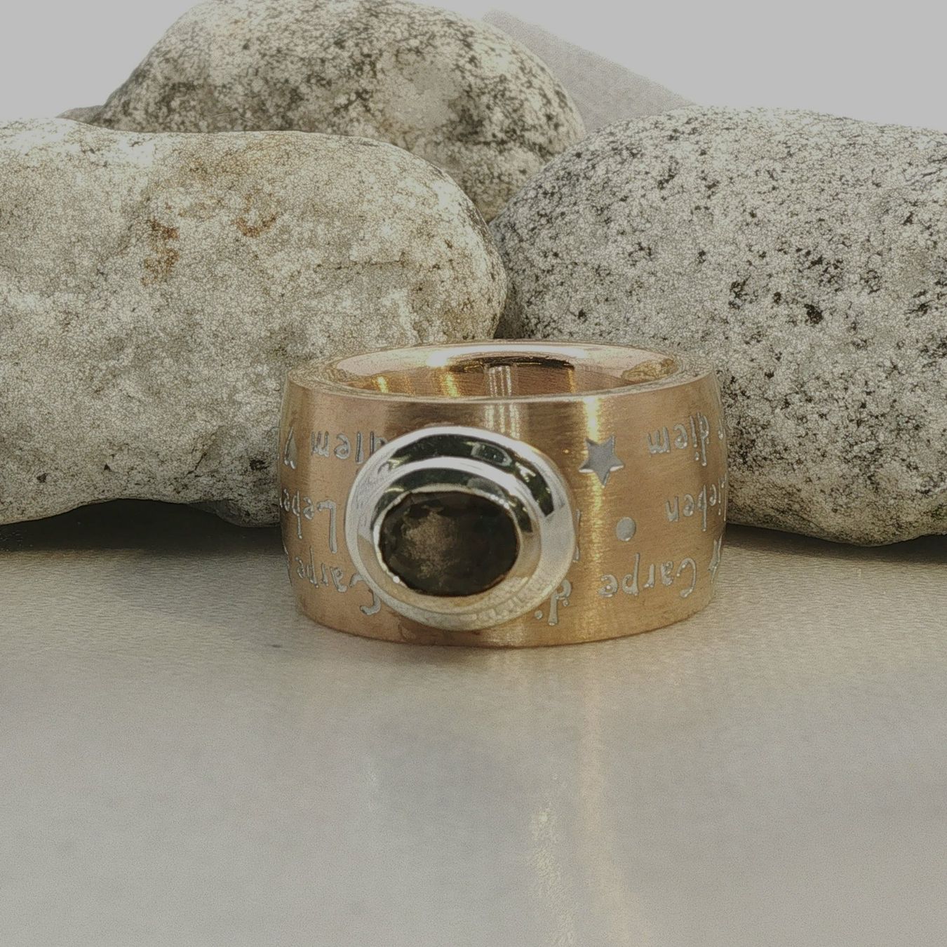 Olga Ribler Anelli: Edelstahl Statement Ring Ringgrösse 57 – Nuovo (secondo la descrizione) da Luzern venduto da Schmuckoutlet 5
