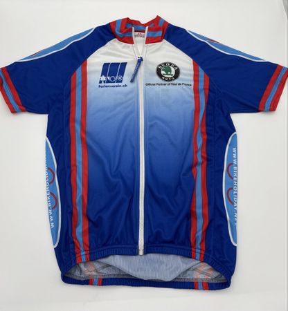 Vintage Škoda Tour de France Fahrradtrikot – fällt klein aus