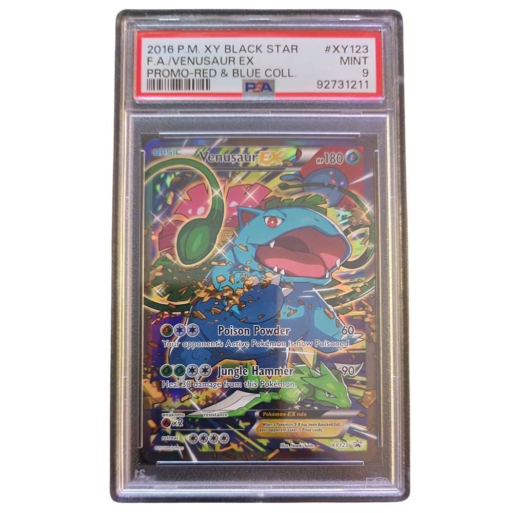 Pokémon Carte collezionabili: Venusaur Ex Black Star promo PSA 9 – Usato da Genève venduto da Cardtreasure