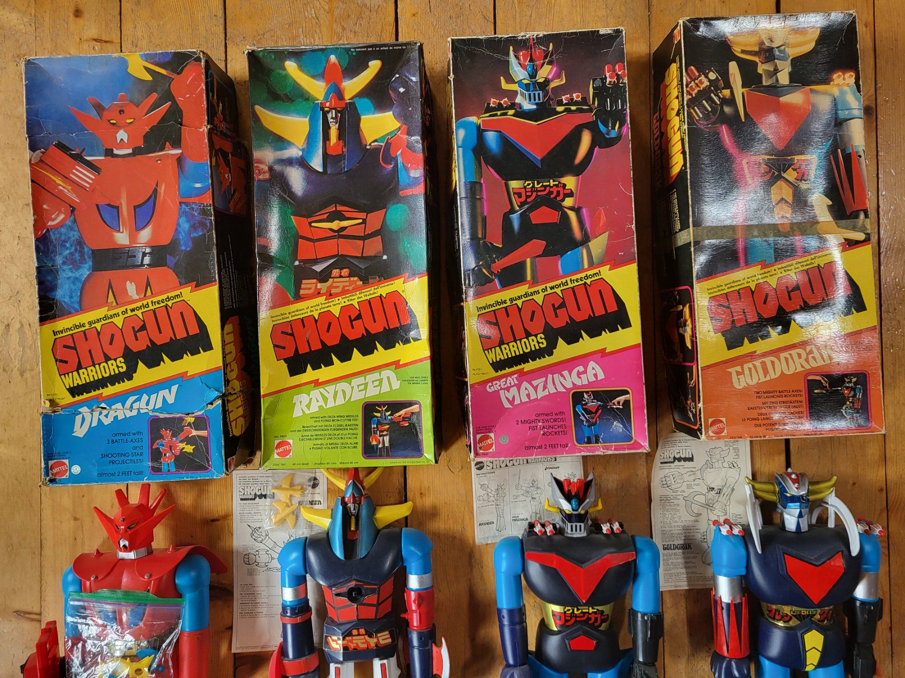 Giocattoli: Lot Shogun Warriors 1978 collection exclusive – Usato da Movelier venduto da Gwadafab