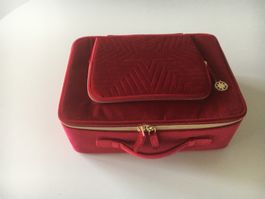 Estée Lauder Samt Kosmetikkoffer leer neu und ungebraucht