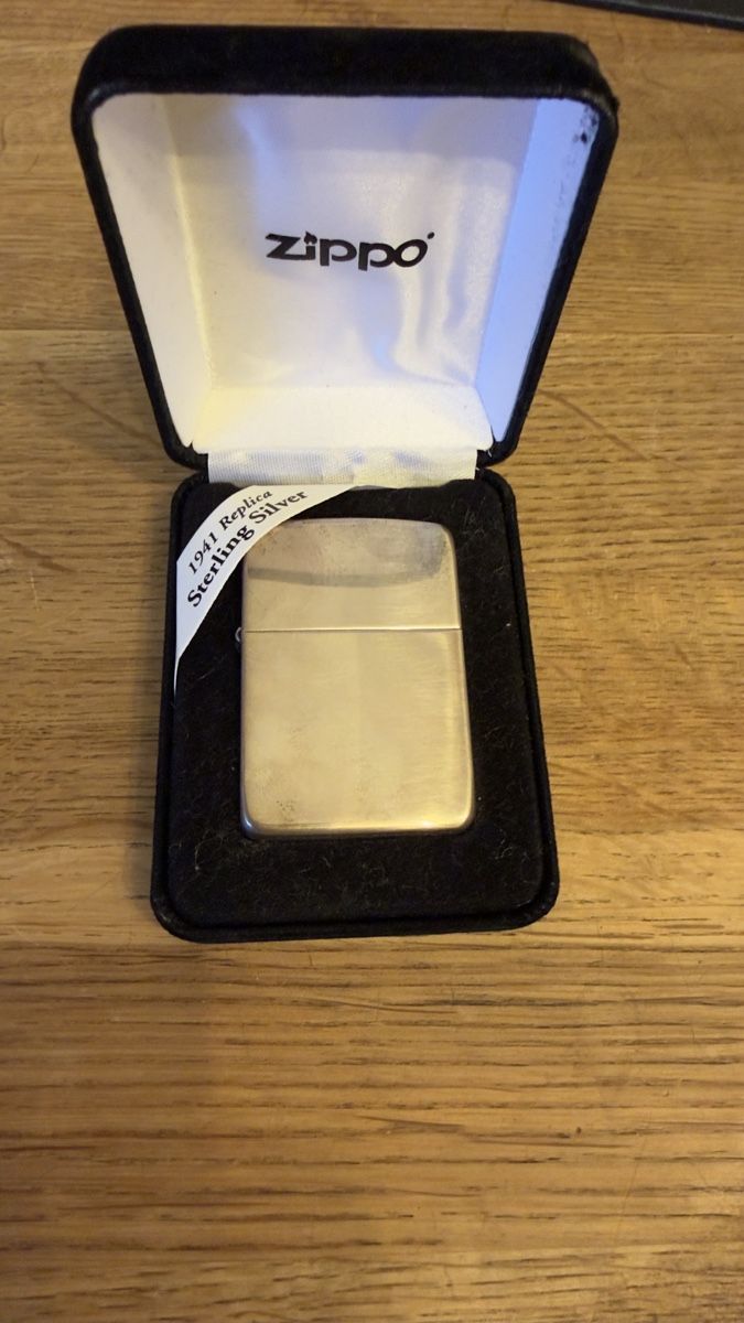 Zippo Accendini: Zippo Sterling Silber Replica 1941 – Nuovo (secondo la descrizione) da Rothrist venduto da verumal 1