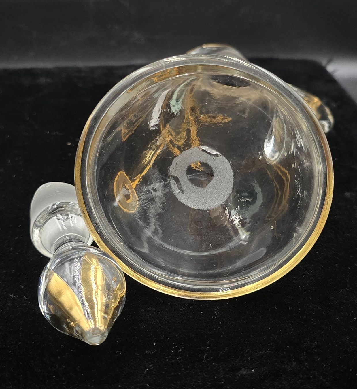 Caraffe: Antike Jugendstil-Karaffe mit 4 Gläser mit Emaille Malerei – Usato da Rorschacherberg venduto da snOOpydOg11 4