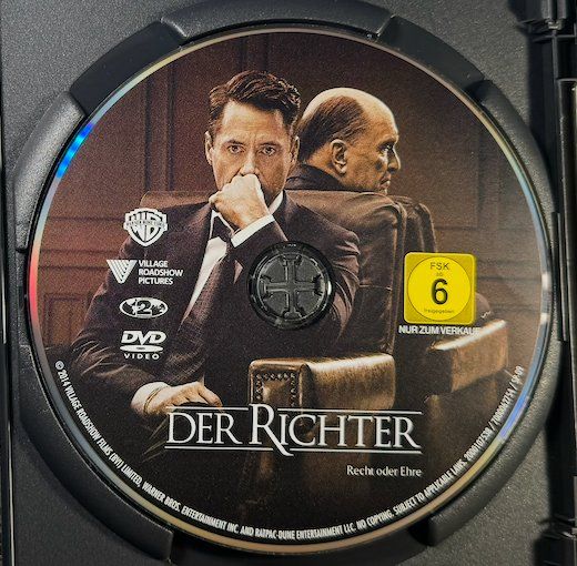 Alle DVDs: DVD DER RICHTER - RECHT ODER EHRE - ROBERT DOWNEY JR. DUVALL – Gebraucht aus Wisen von gigisna 1