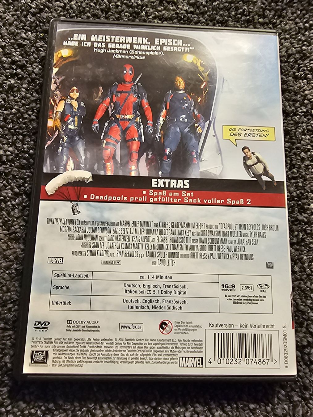 Tutti i DVDs: Deadpool 2 (21387) – Usato da Ruswil venduto da jan_bxl5 1