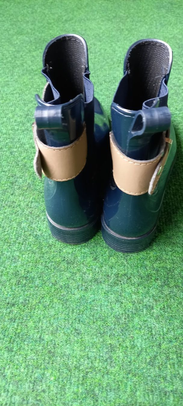 Scarpe da donna: 1paar blaue Damen Regenstiefel – Usato da Frick venduto da sika1960 3