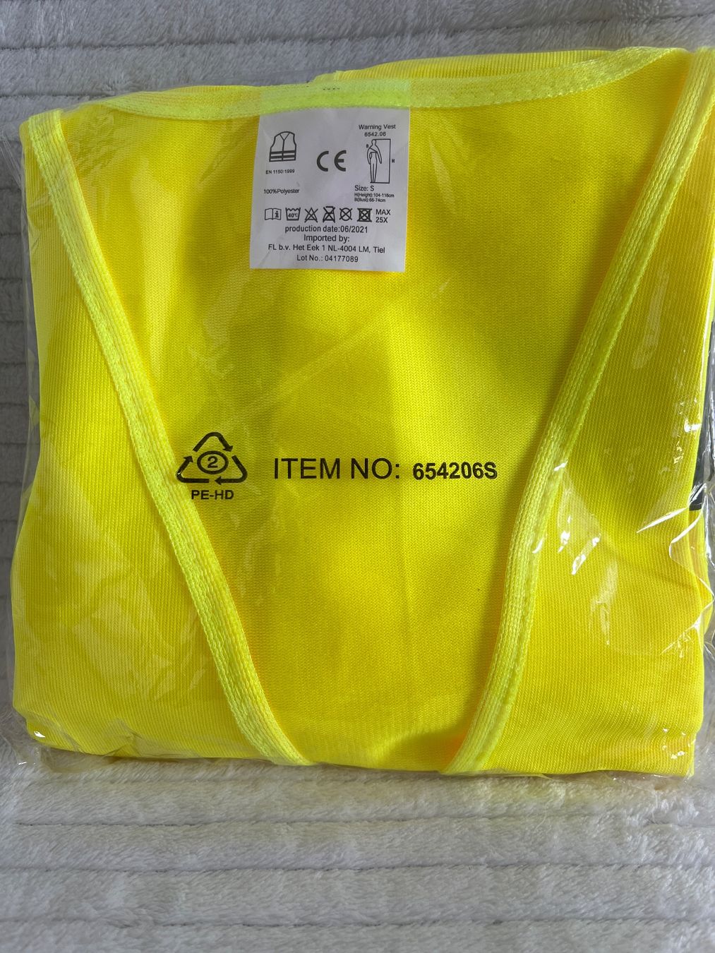 Gilet & Giacche: Neue, originale Warnweste, Grösse S, gelb – Nuovo e nell'imballaggio originale da Oberegg venduto da MZ_DiesundDas