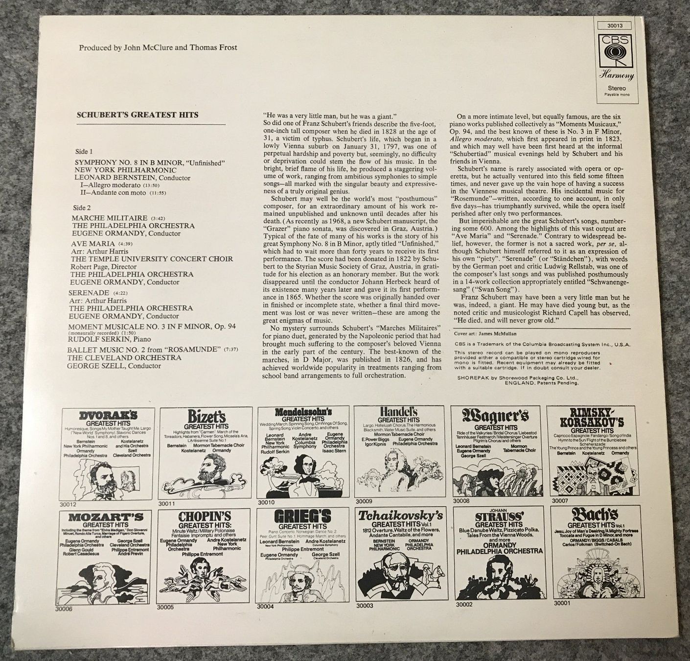 Dischi in vinile: LP Schubert- Greatest Hits – Usato da Guntershausen venduto da Gloominati 1