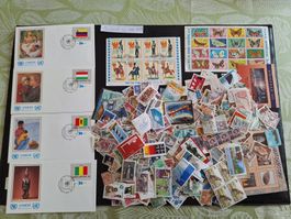 Ca 1000 Ausland-Briefmarken ab Uralt (W19)