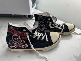 Sneakers Halbschuhe CUBE Gr. 39  Totenkopf wenig getragen
