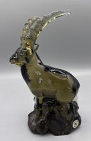 WWF Steinbock Reijmyre Sweden Glasfigur Vintage Deko