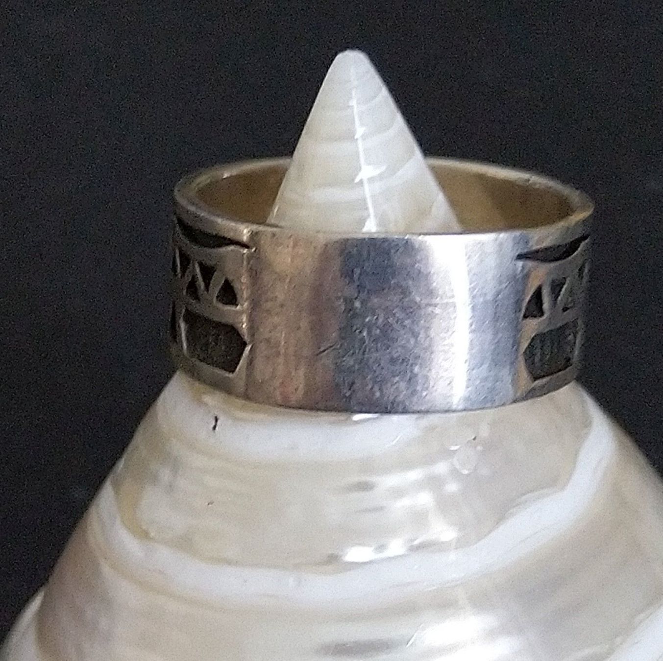 Anelli: XL RING 925 SILBER MIT ORNAMENTEN – Usato da Romanshorn venduto da BoutiqueA 3