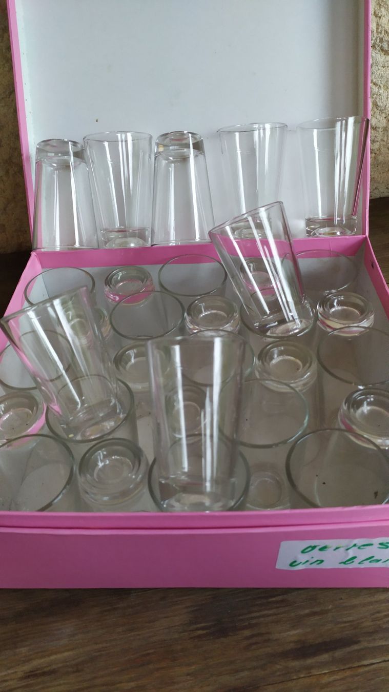 Verres: 30 Weisswein-Gläser – Neuf (Voir description) à Chezard St-Martin par Loucail 2