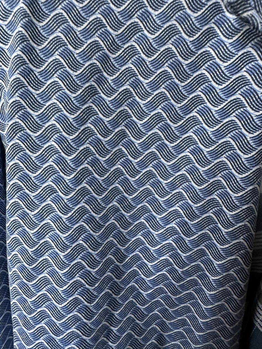 Camicie: Hemd blau, mit Muster – Nuovo (secondo la descrizione) da Zürich venduto da equalizer87 2