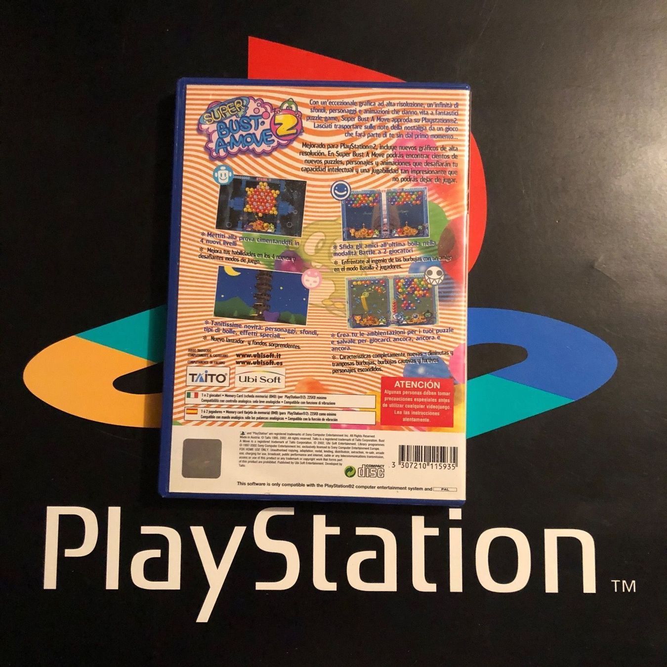 Spiele: Super Bust A Move 2 für PS2 – Gebraucht aus Kestenholz von Mad18 1