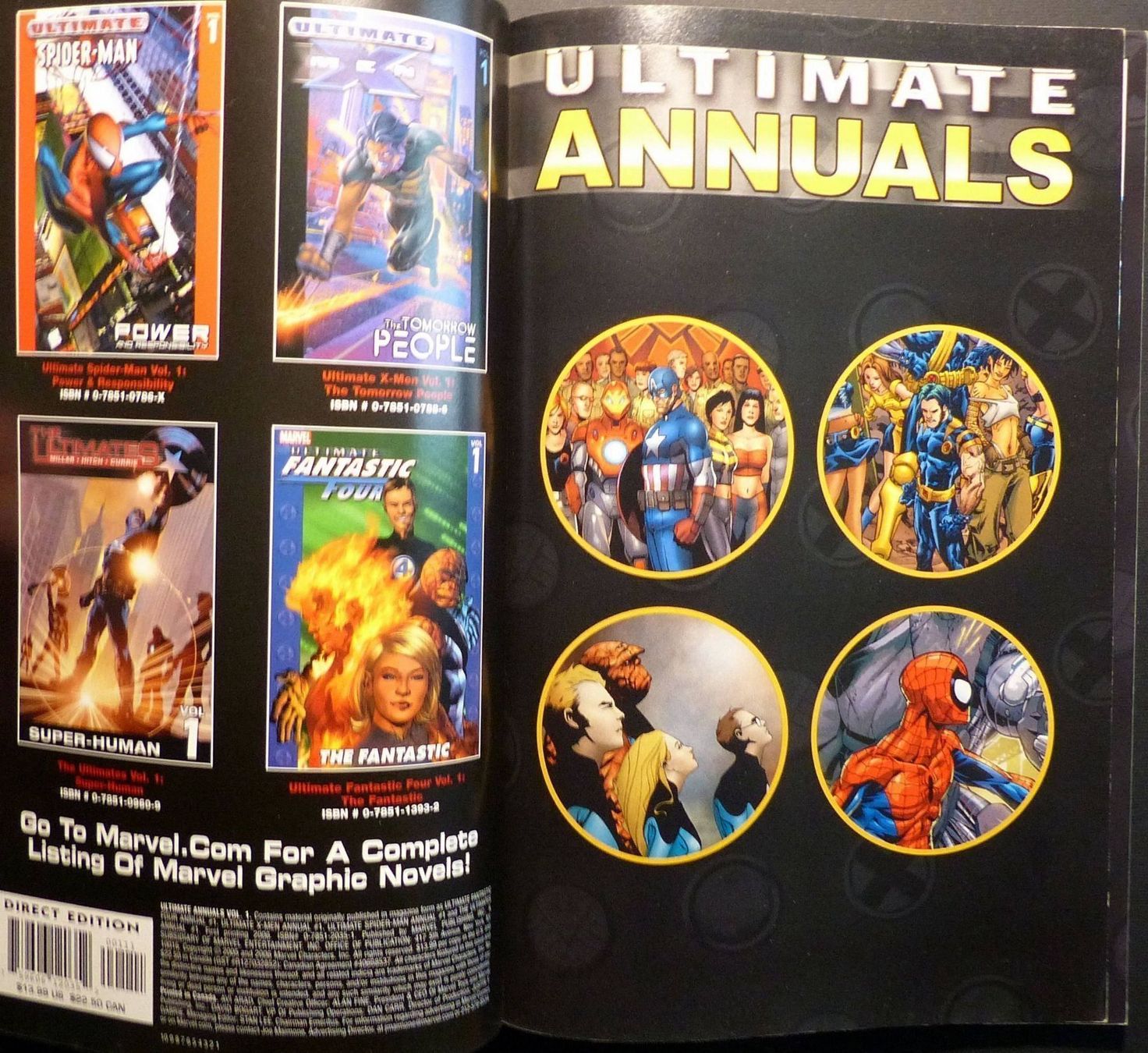 Fumetti: ULTIMATES 2 ANNUAL 1 + SPIDER-MAN ANNUAL 2 TPB MARVEL 2005-6 – Usato da Lugano venduto da YouWantUS 6