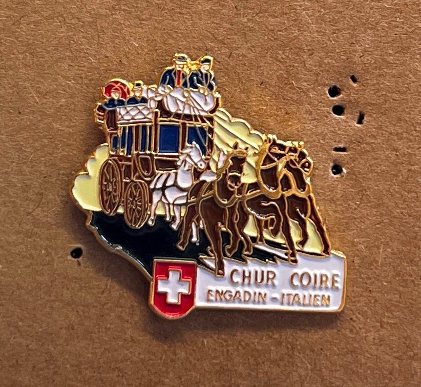Placchette & Badge: Pin Chur Coire Engadin -- Italien – Usato da Obernau venduto da Wgnom