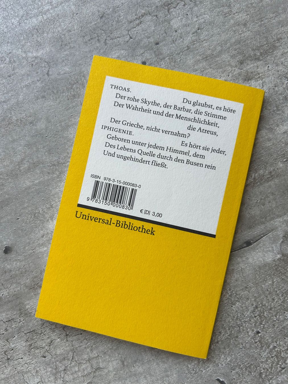 Livres: Iphigene auf Tauris – Neuf (Voir description) à Wabern par belka72 2