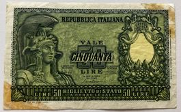 Italien 50 Lire 1951