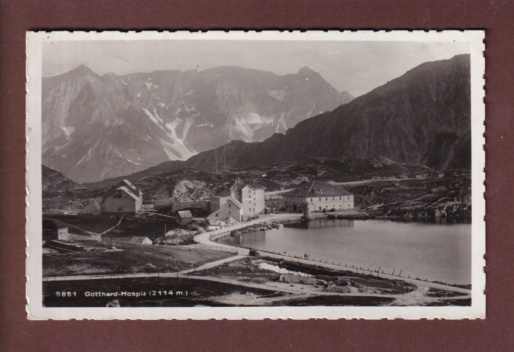 Cartoline postali: GOTTHARD-HOSPIZ - 1936 – Usato da Pully venduto da nicecards