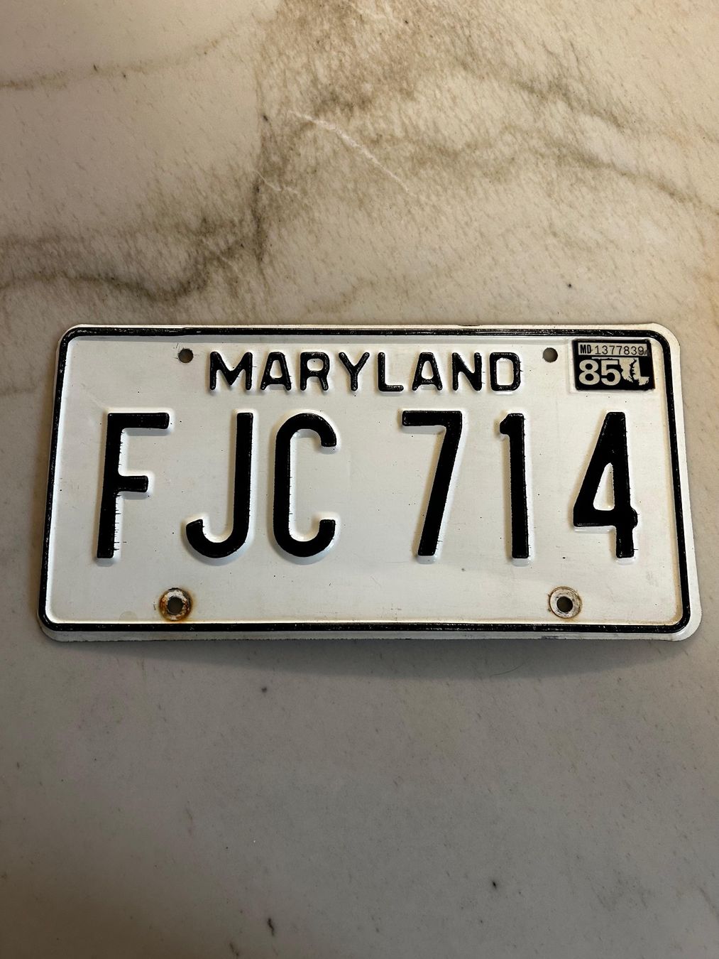 Schilder: US Nummernschild Maryland – Gebraucht aus Ittenthal von Lorinakuprecht0