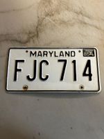 US Nummernschild Maryland