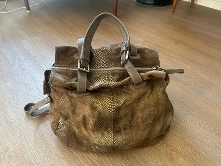 Tasche Schlangenmuster-Imitat