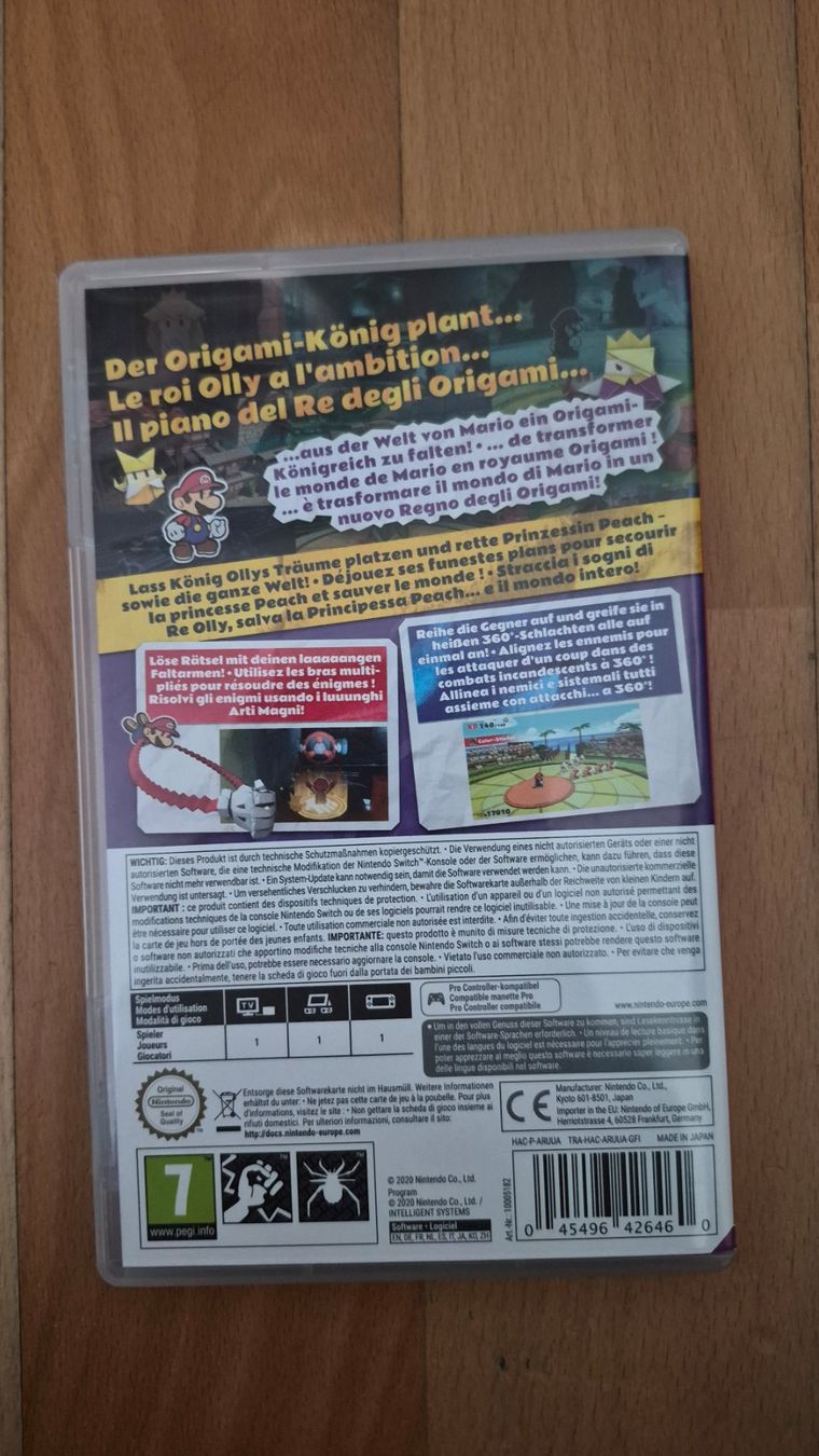 Giochi: Paper Mario The Origami King / Nintendo Switch – Usato da Moudon venduto da Chankunchan 1