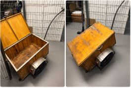 Fahrradanhänger / Transportanhänger aus Holz – robust & nost