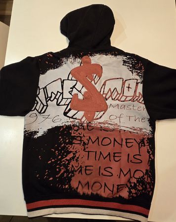 Time Money Kaputzen Hoodie Gr.L