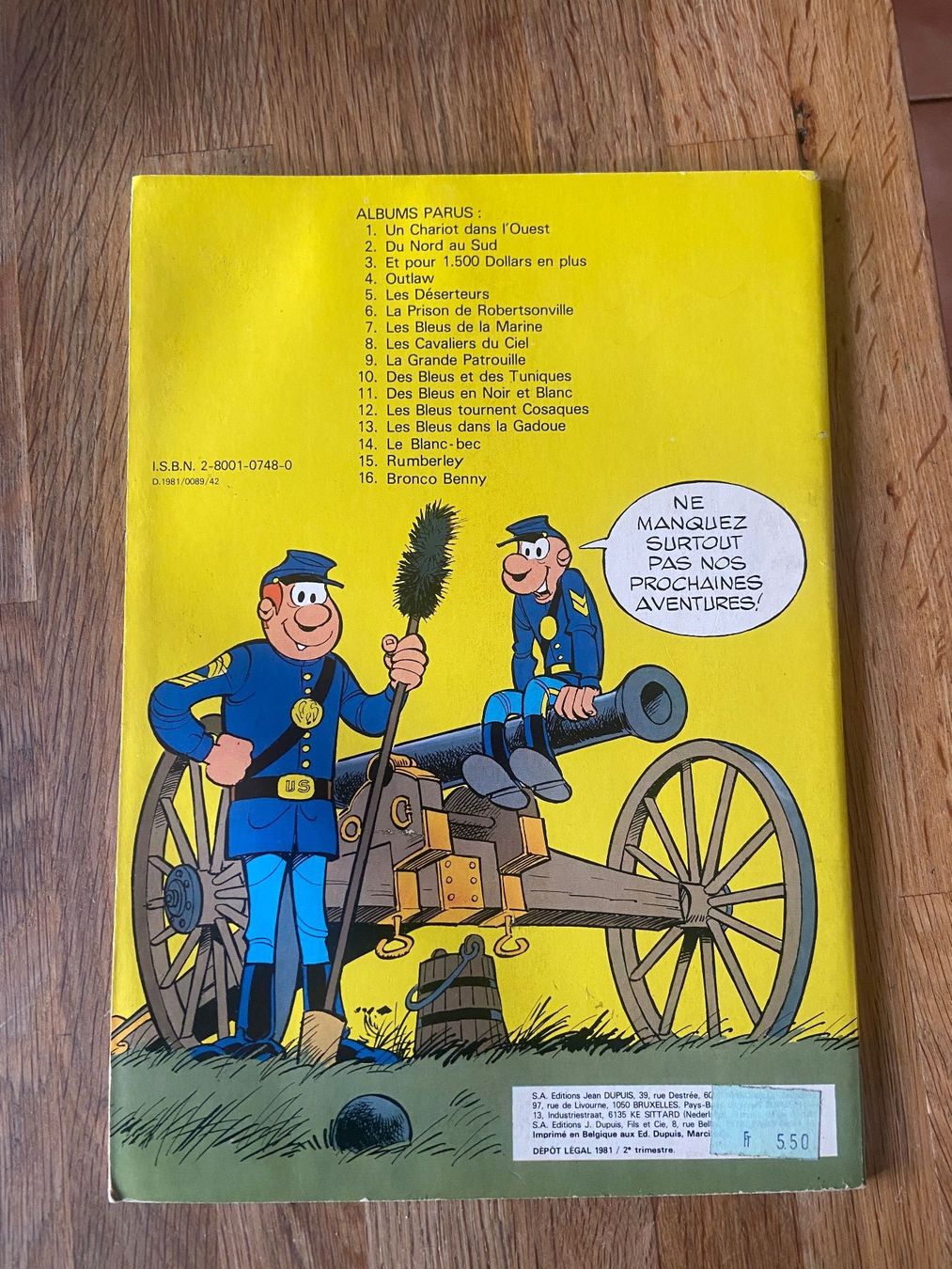 Comics: Les Tuniques Bleues 17 El Padre EO 1981 – Gebraucht aus Fribourg von J334455 1