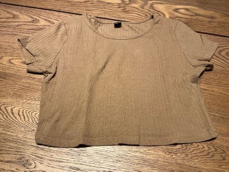 Geripptes tshirt Grösse L